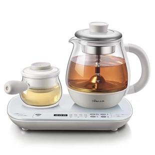 小熊黑茶煮茶器玻璃全自动蒸汽喷淋式 泡茶带分茶杯普洱茶壶炉