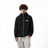 清仓福利 TRIBAL 基础LOGO直拉帽衫 智能控温绒美式 街头运动