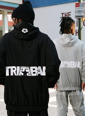 【清仓福利】TRIBAL 基础T STAR五角星LOGO运动风衣夹克美式街头