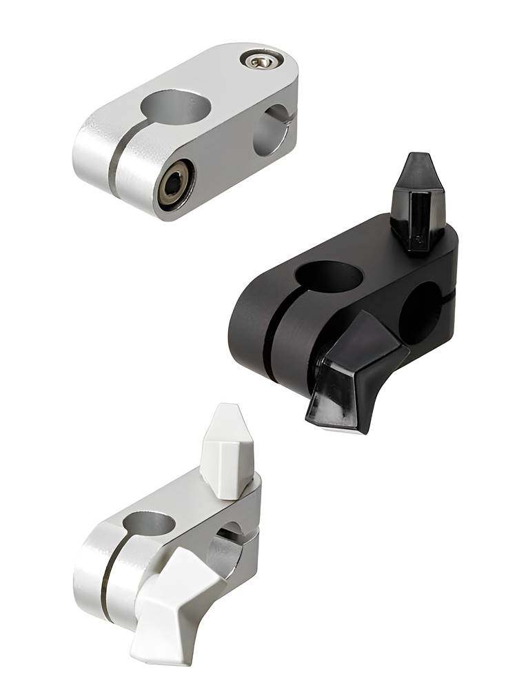 超简易型支柱固定夹ALKCC6 8 10 12带蝶形旋钮光电夹连接件管夹