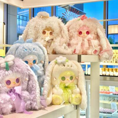 氧氧Yooki兔兔的花絮毛绒盲盒潮