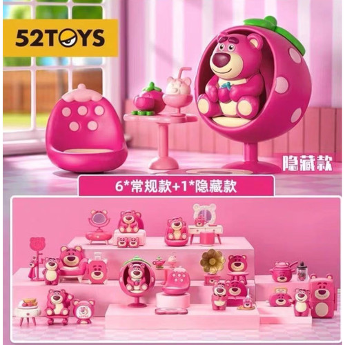 正版玩具总动员草莓熊的房间盲盒