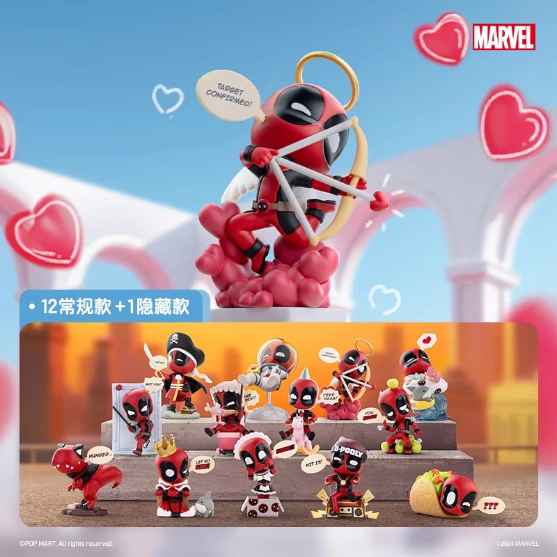 泡泡玛特漫威死侍盲盒潮玩具