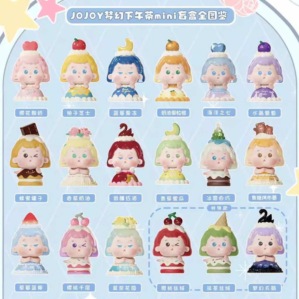JOJOY初代mini梦幻下午茶盲盒潮
