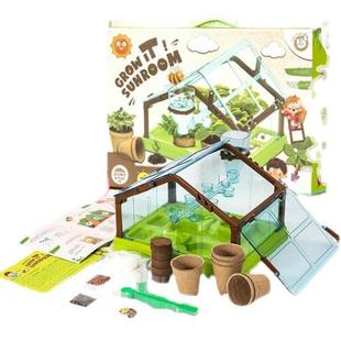 儿童diy植物种植园创意迷你小盆栽办公室桌面生态花园小盆景室内
