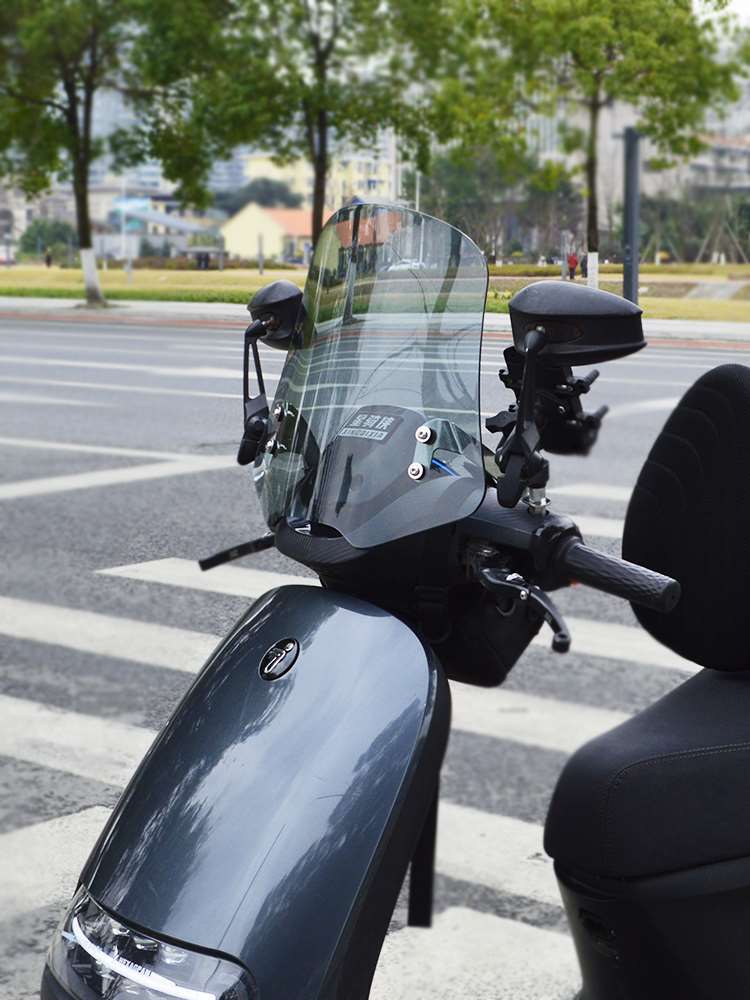 适用于九号n70c电动车挡风玻璃9号N90 N100风挡前挡风板N80改装