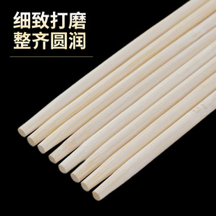 100双一次性筷子外卖饭店餐厅碗筷餐具商用快餐竹筷加粗款