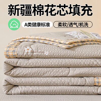 泡泡纱新疆棉花夏凉被单