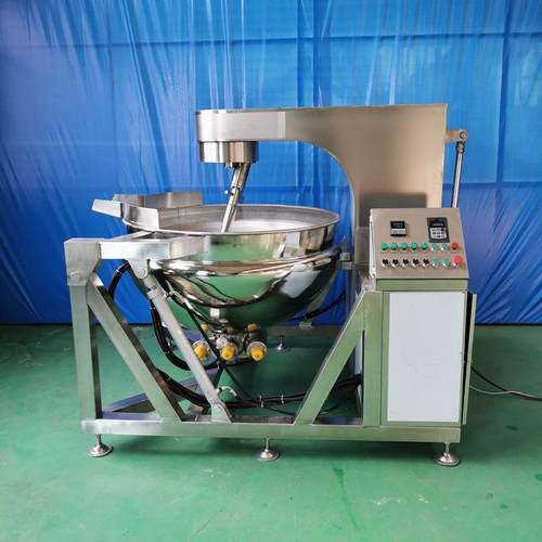 厂家供应全自动行星搅拌炒锅馅料辣椒酱电磁加热酱料炒锅设备