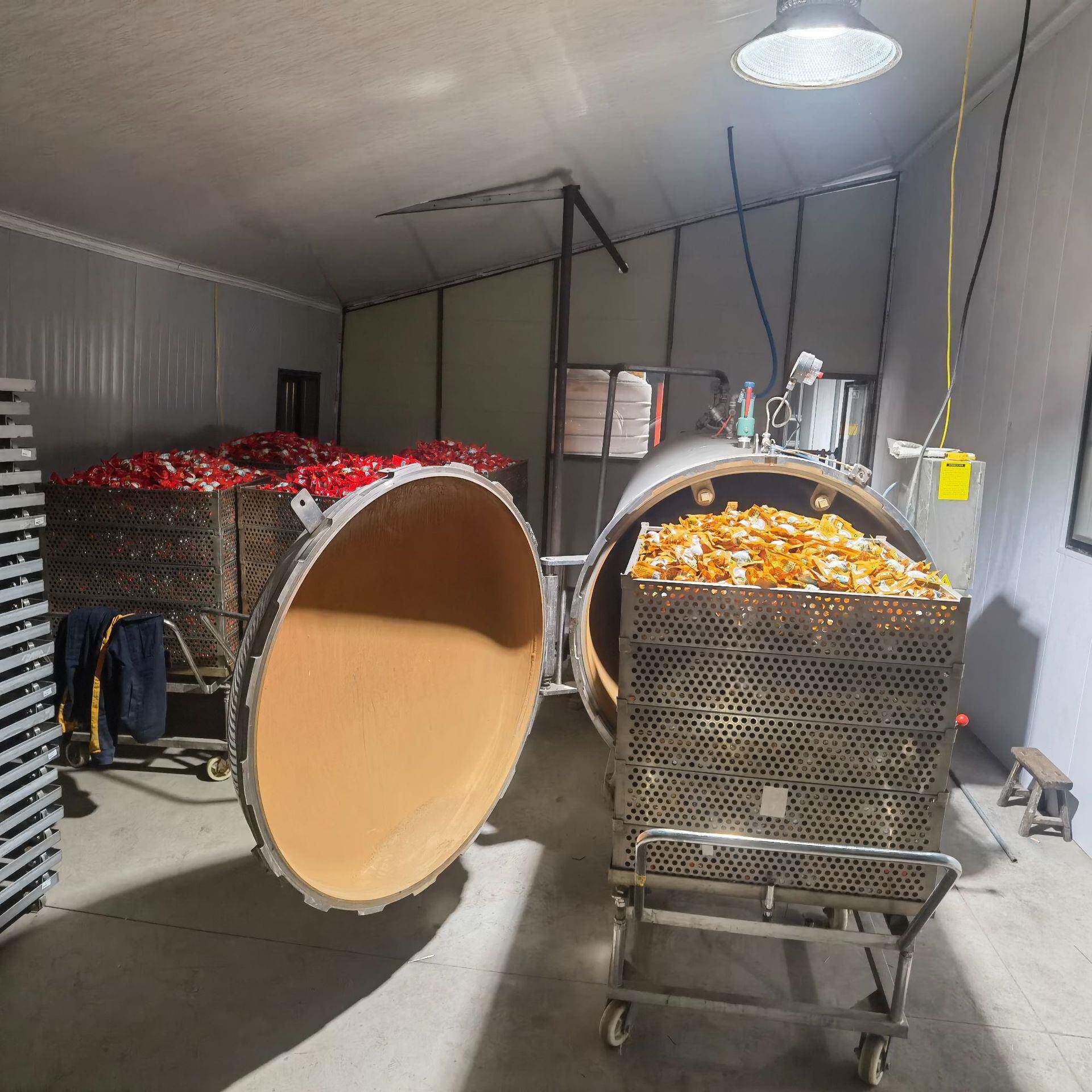 豆腐干水浴杀菌锅 牛杂制品高温杀菌设备 鲜鸭血豆腐双层灭菌锅