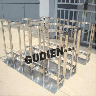 医用氢气氧气罐固定支架实验室304不锈钢气瓶放置架气瓶架