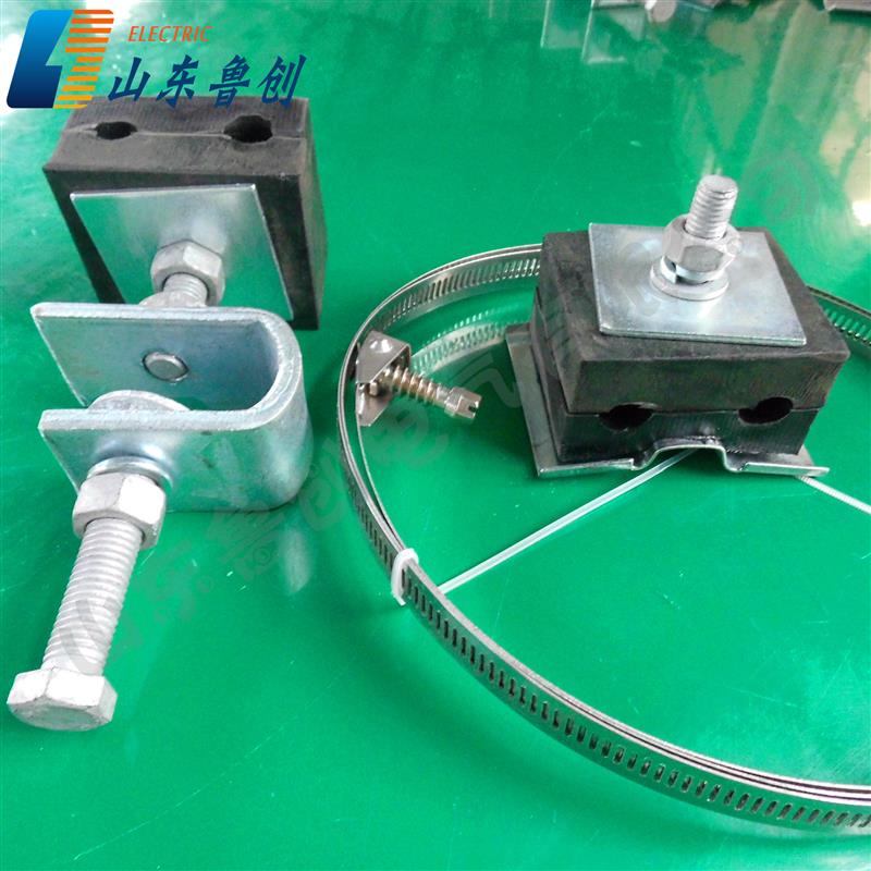 绝缘抱箍型引下线夹国标导引线夹电力金具厂家生产直供