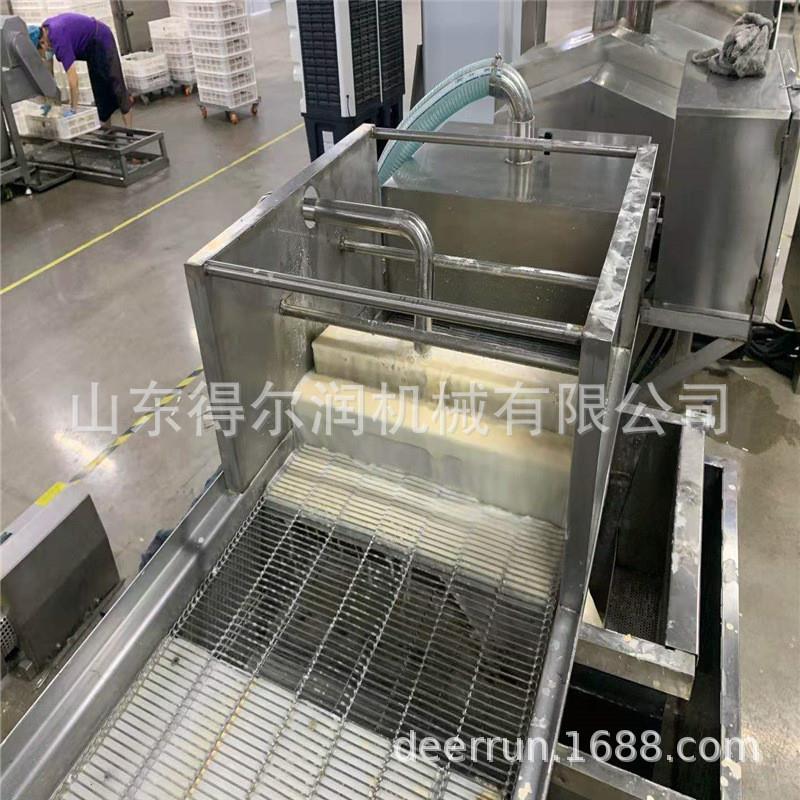 2023厂家新品 禽肉类食品上浆机 瀑布式淋浆机 浸浆机 一机多用