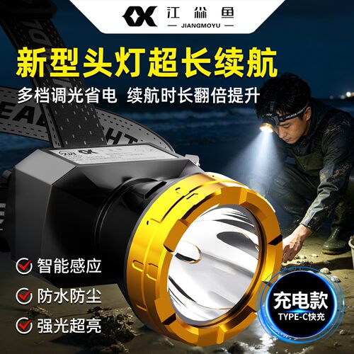 新型头灯超长续航头戴式2026新款