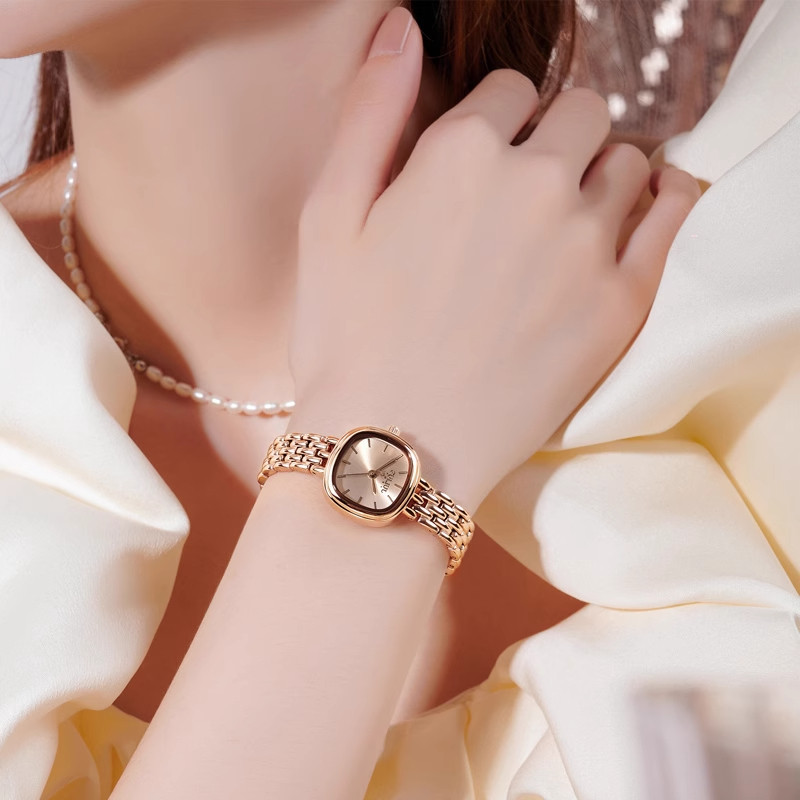 【补贴福利价】聚利时手表女款方形轻奢法式方表复古时尚女表1332