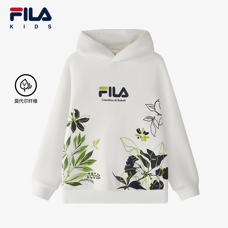FILA斐乐男中大童连帽卫衣