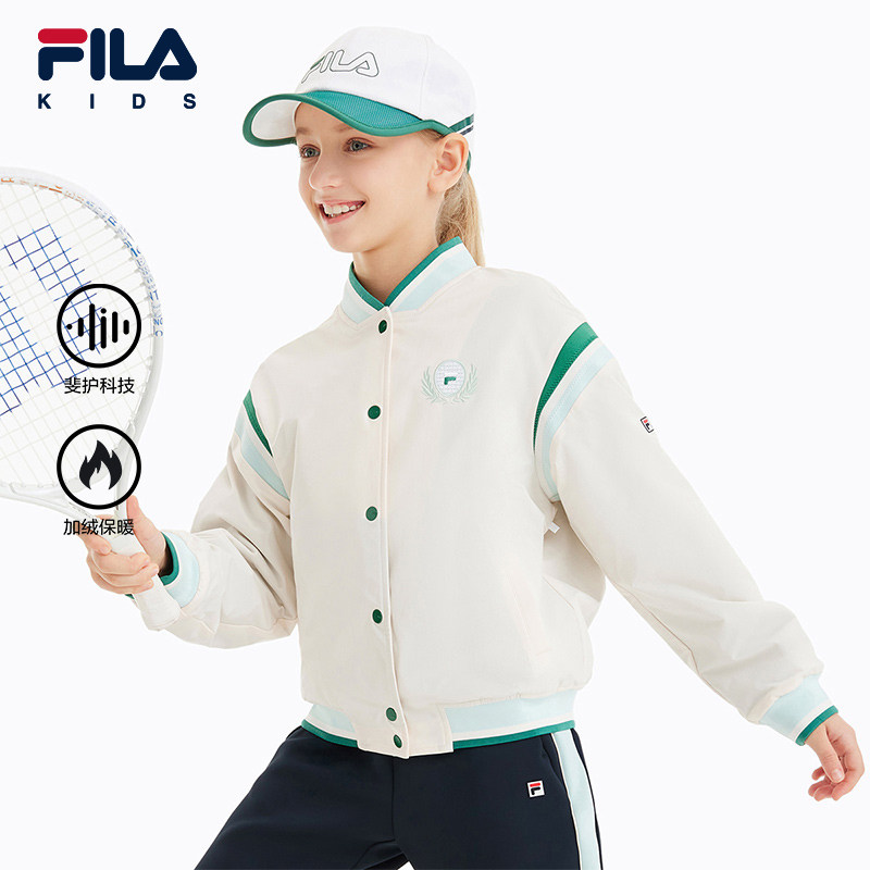 FILA斐乐女中大童梭织外套