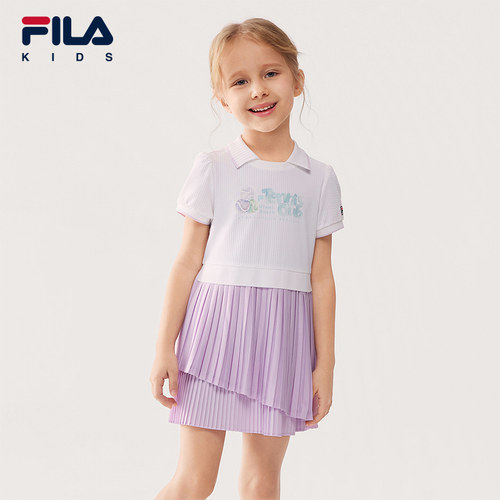 FILA斐乐女童针织连衣裙