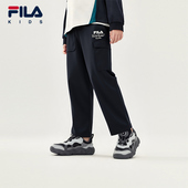 新款 彼得兔联名儿童童装 FILA 长裤 2025年冬季 男中大童休闲裤 子