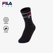男女小童吸汗弹力中腰袜 新款 抗菌 FILA斐乐儿童袜子2025年夏季