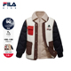 新款 FILA斐乐儿童童装 羽绒服2026年春季 男小童加绒宽松羽绒两件套