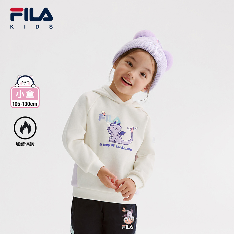 FILA斐乐加绒保暖上衣可爱