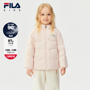 FILA X 彼得兔联名儿童羽绒服2025年冬季新款女童外套加厚保暖
