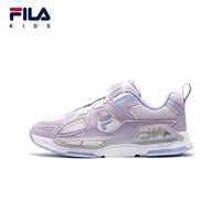 FILA children's shoes, running shoes, autumn Edition for boys and girls, button-up outdoor sports shoes, white sneakers thumbnail 5