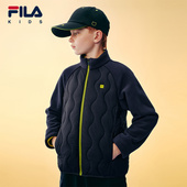 FILA斐乐儿童棉服2025年冬季 新款 大小童运动外套男童女童校服神器