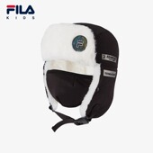FILA斐乐儿童帽子加绒保暖2024冬季 新款 男童女童中大童雷锋帽潮流