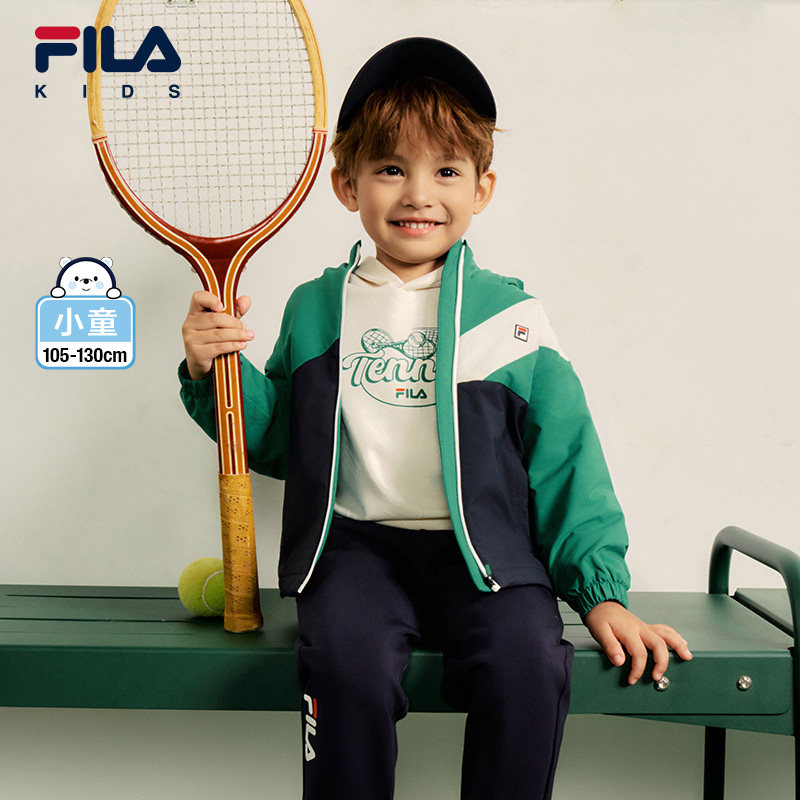 FILA斐乐男小童加绒上衣