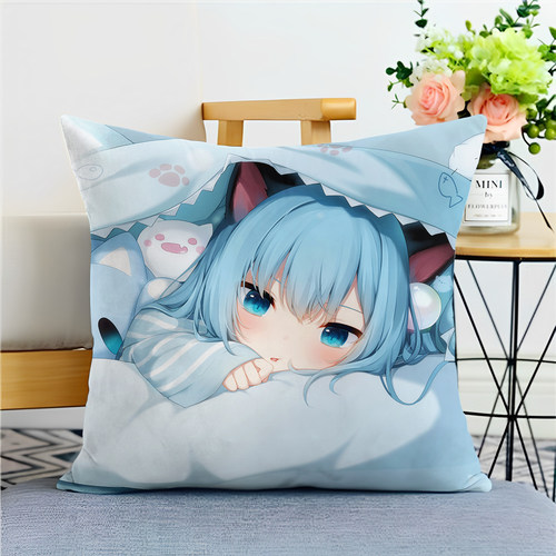 猫羽GawrGura周边抱枕双面定制