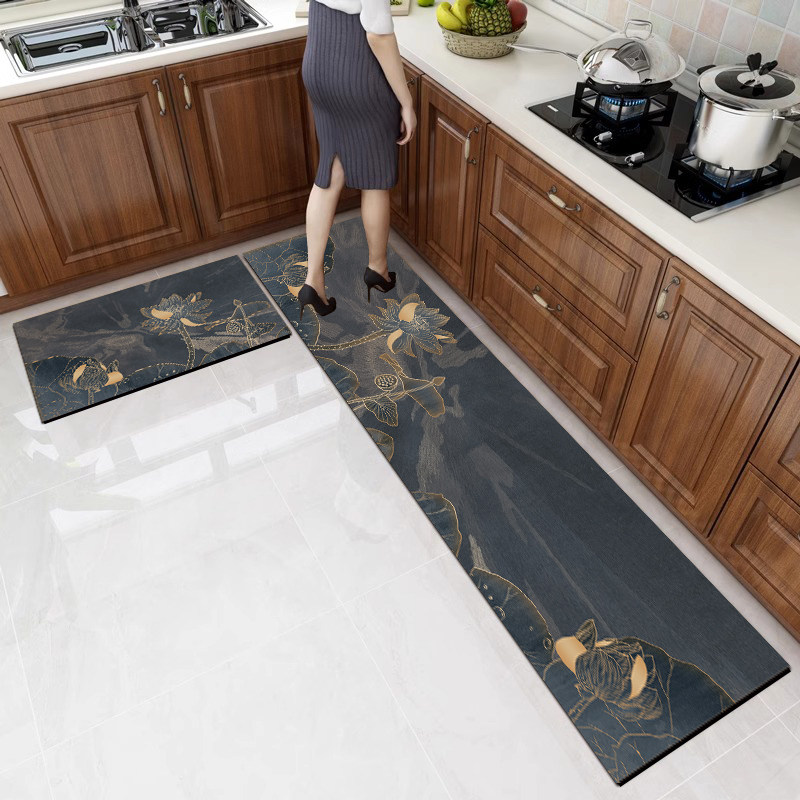 深色硅藻泥厨房地垫防滑防油吸水垫专用可擦免洗地毯门口耐脏脚垫,居家布艺,厨房地垫,淘宝优惠券,粉丝福利购,淘宝优惠卷