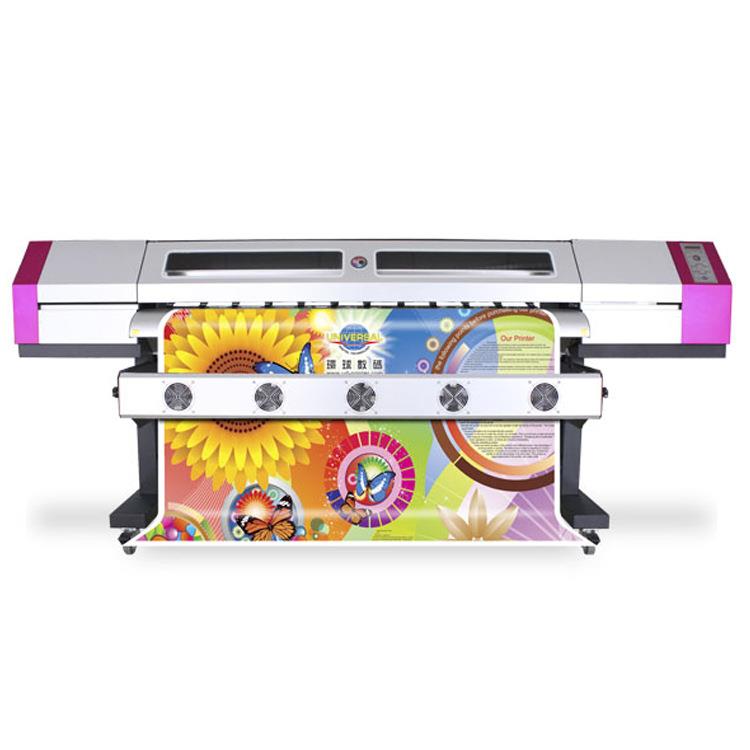 银河1.6米压电写真机双喷头广告写真机 户内外压电写真机厂家直销