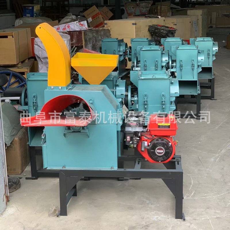 定制款家用小型铡草粉碎机 玉米饲料粉碎机 树枝秸秆柠条粉碎机