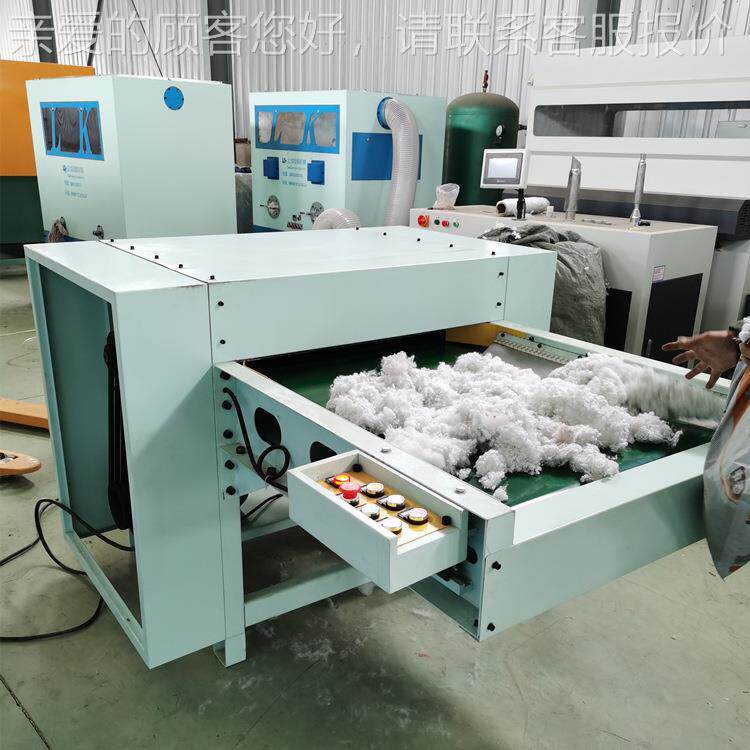 纤自维棉发PP羽绒LKKM300-棉开棉机动入料 沙毛绒棉玩具被子传送