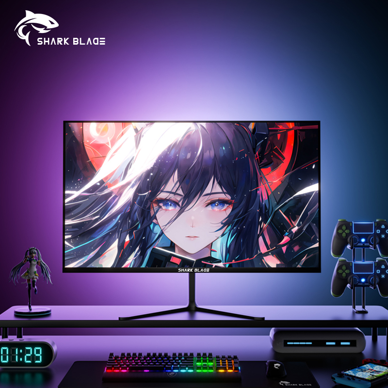 显示器24英寸台式电脑2k笔记本外接曲面办公27英寸144hz显示屏幕
