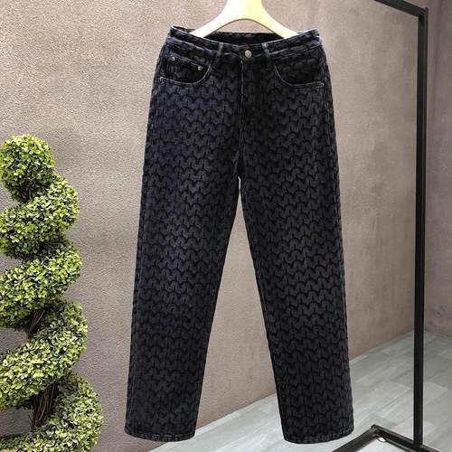 『ZaSaFran』美式潮牌洋气宽松直筒牛仔裤男休闲裤子男士高街长裤