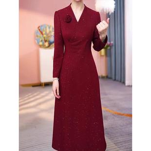 高贵西式 母亲优雅礼服 大衣 婆婆喜宴礼服 特色秋冬礼服