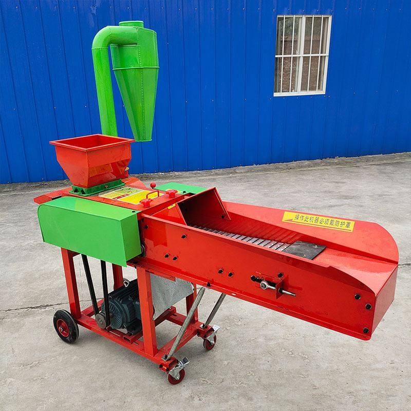 小型家用铡草揉丝机 麦草花生秧切碎机 鸡鸭鹅饲料牧草粉碎机