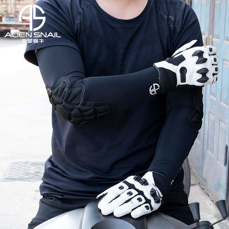 摩托车冰袖护肘护具骑行冰丝袖套男女机车防护防晒防摔夏