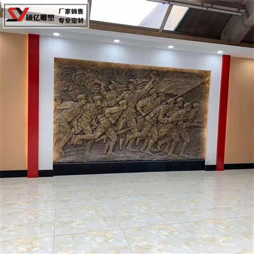 锻铜浮雕壁画铸铜玻璃钢仿铜背景墙优质客厅铜装饰画铜版画图片