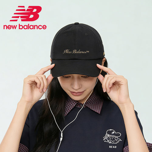 NEW BALANCE NB棒球帽男女款百搭防晒户外运动休闲帽子AC10528