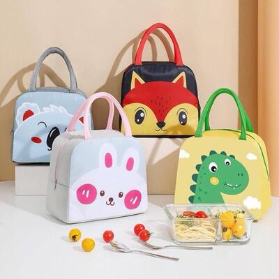 Cartoon Lunch Bag Portable Insulated Thermal Lunch Box Picni