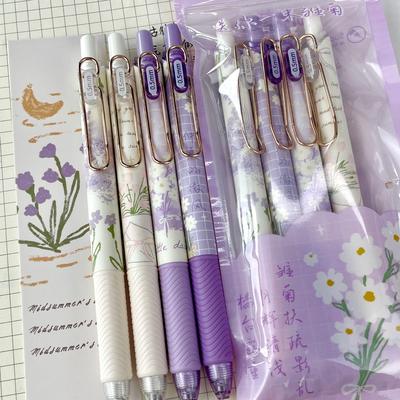 Zoecor 6Pc/Lot Kawaii Gel Pen Set Cute Ballpoint Pens