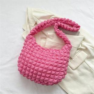 Bag Shoulder Embroidered Plaid Crossb Large Quilted Capacity