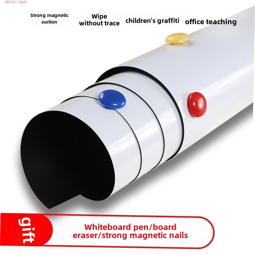 Soft white board wall sticker self-adhesive whiteboard