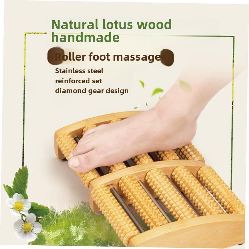 foot massage roller wooden foot massager solid wood foot a