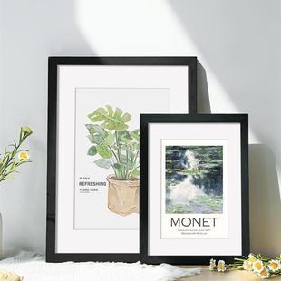 art wooden picture frame 画 poster square相框 photo