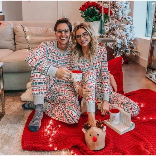 Pajamas set Sleepwear Women pyjamas ladies Loose tops+pants